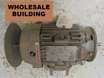 GE EXTRA SEVERE DUTY AC MOTOR, 5KS1456AB130, HP 1.5KW, FRAME 145TCZ, RPM 3490