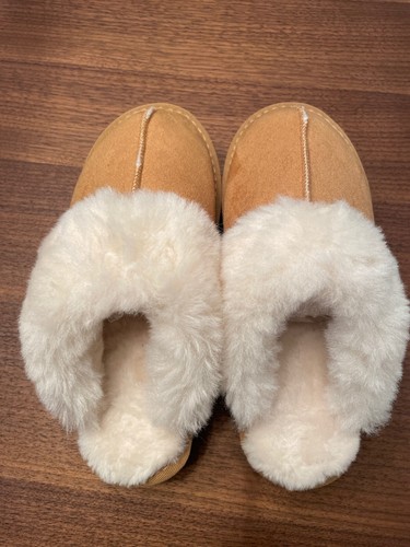 Off-Brand UGG Imitation Fuzzy Platform Slippers Women's Size 8 | eBay