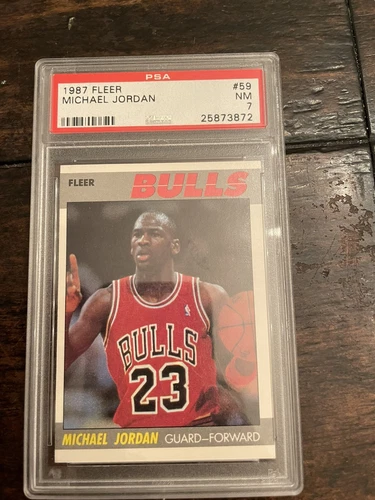 1987-88 Fleer Michael Jordan #59 PSA 7 2nd Year Bulls Classic Must Have Card