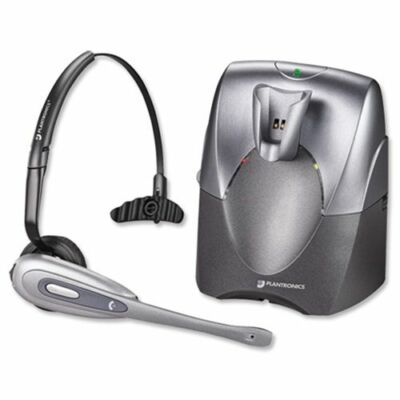 Plantronics CS60 DECT Noise Canceling Wireless Phone Headset *Perfectly Working*