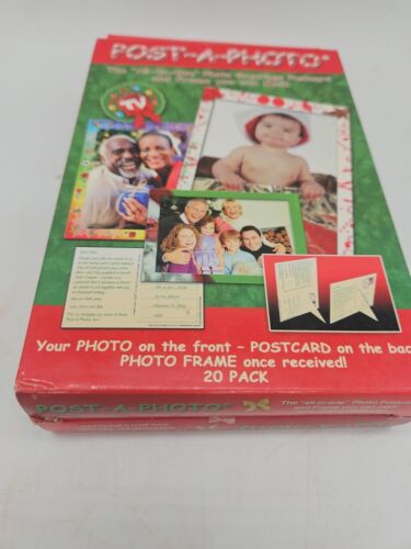 2 Post-A-PHOTO (ALL IN ONE PHOTO POSTCARD & FRAME YOU CAN MAIL) New Old Stock - Picture 2 of 4