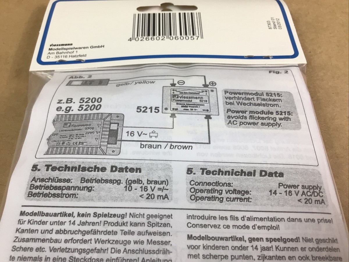 Viessmann 6005 House Lights Start- 12 Piece Box Set With 1 LED