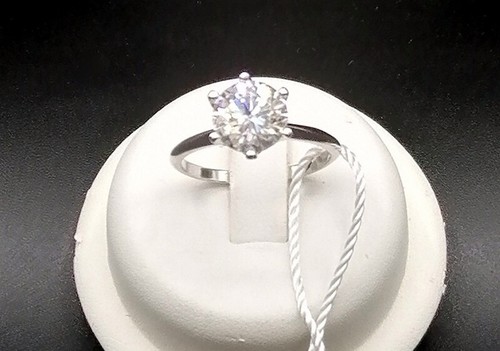 3,00 CT. ANELLO SOLITARIO ORO BIANCO 18 KT TIT 750 CON BRILLANTE, DIAMOND RING - 第 5/11 張圖片