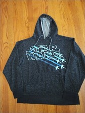 Star Wars, black boys hoodie, good condition, pit to pit 22.5 inches; SM/P/C