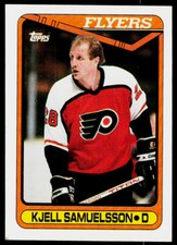 1990-91 Topps #61 Kjell Samuelsson