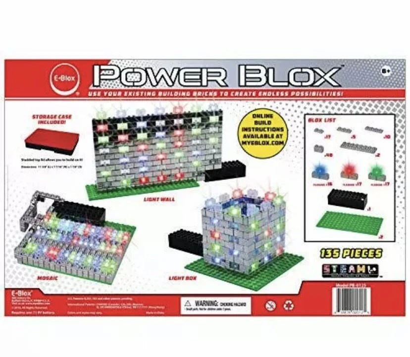 E-Blox Power Blox Builder - Flashing Frenzy Kit LED Light-Up Building Blocks ... - Image 2 of 4