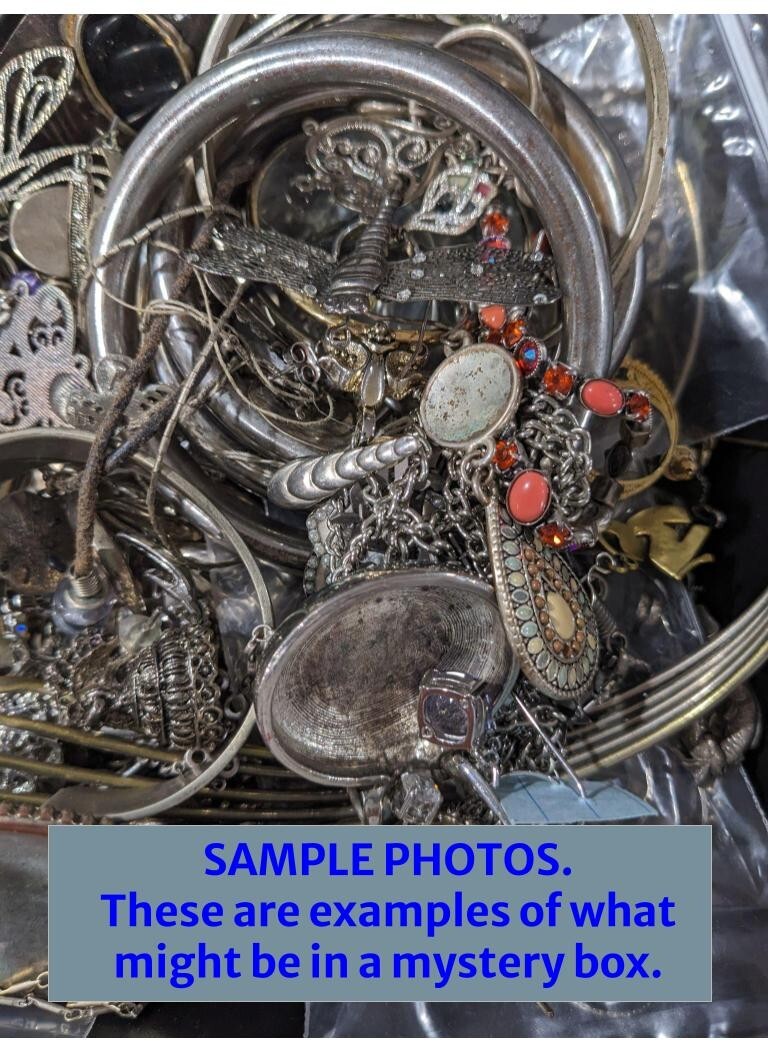 10lb Wearable Sellable Mystery Costume Jewelry Lot Free Shipping