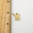 14K Yellow Gold Turtle Tortoise Pendant 2.0 Grams [P52] — photo 5