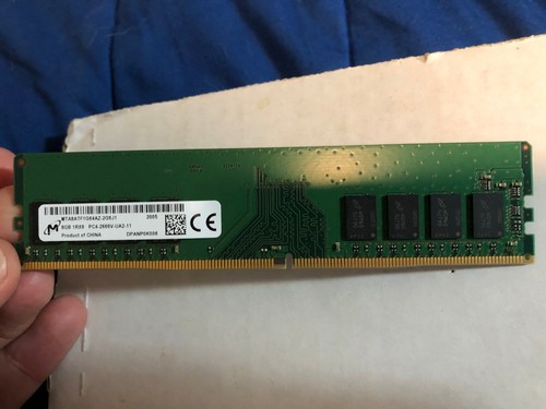 MTA8ATF1G64AZ-2G6J1 Micron 8GB 1RX8 PC4-2666V-UA2-11 DDR4-2666Mhz Desktop RAM