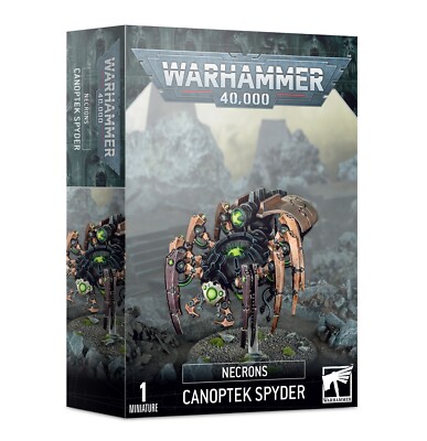 Canoptek Spyder Necrons Necron Warhammer 40K NIB
