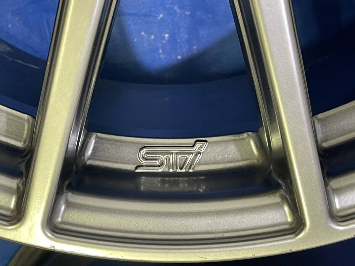 Genuine 17 BBS Subaru Impreza WRX STI Square Set Forged 7.5