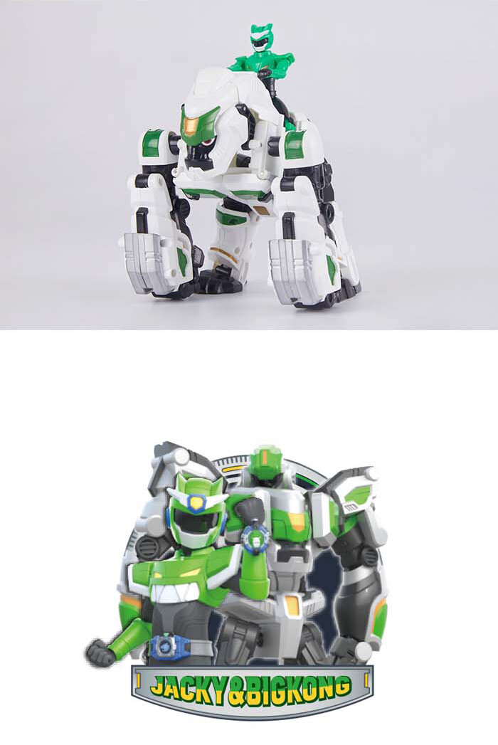 未開封 ● 限定 非売品 ドラゴエール マイクロン ミニコン トランスフォーマー Miniforce Animal Tron BIGKONG & Jacky Ranger King Kong