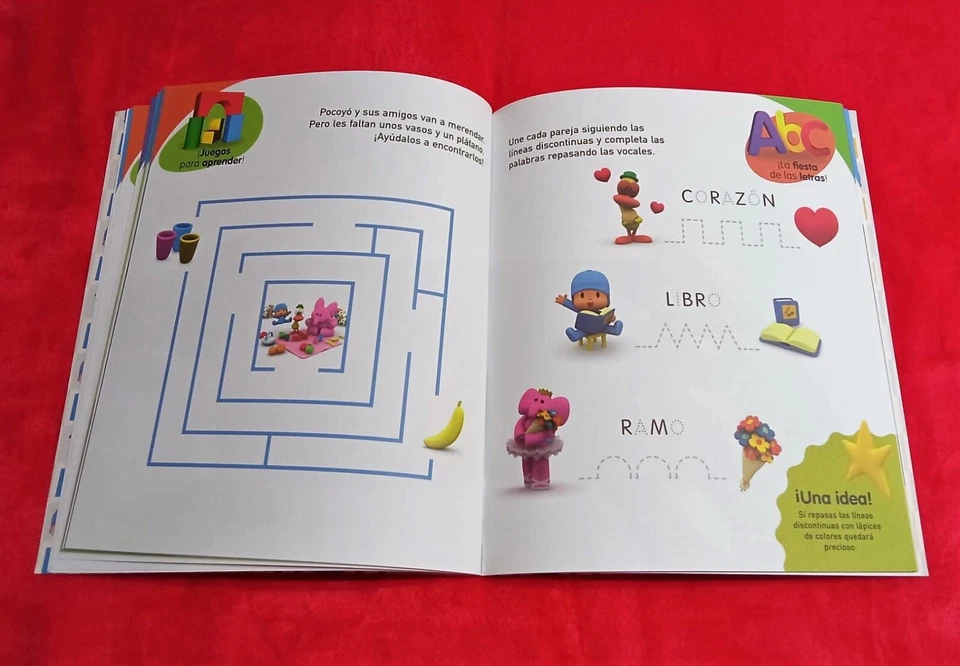 APRENDE CON POCOYO CUADERNO DE ACTIVIDADES - EDITORIAL PLANETA 2009 - COMO NUEVO - Imagen 3 de 4