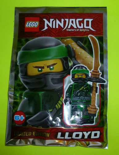Lego Ninjago Minifigur Lloyd mit Mega Schwert , Polybag, Nummer 49