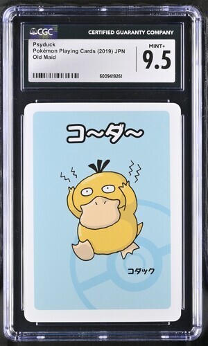 Psyduck • Pokemon Old Maid • Japanese • CGC 9.5 MINT+