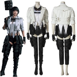 Devil May Cry 5 Costume Lady Mary Cosplay Jacket Pants Belt Props Accessories