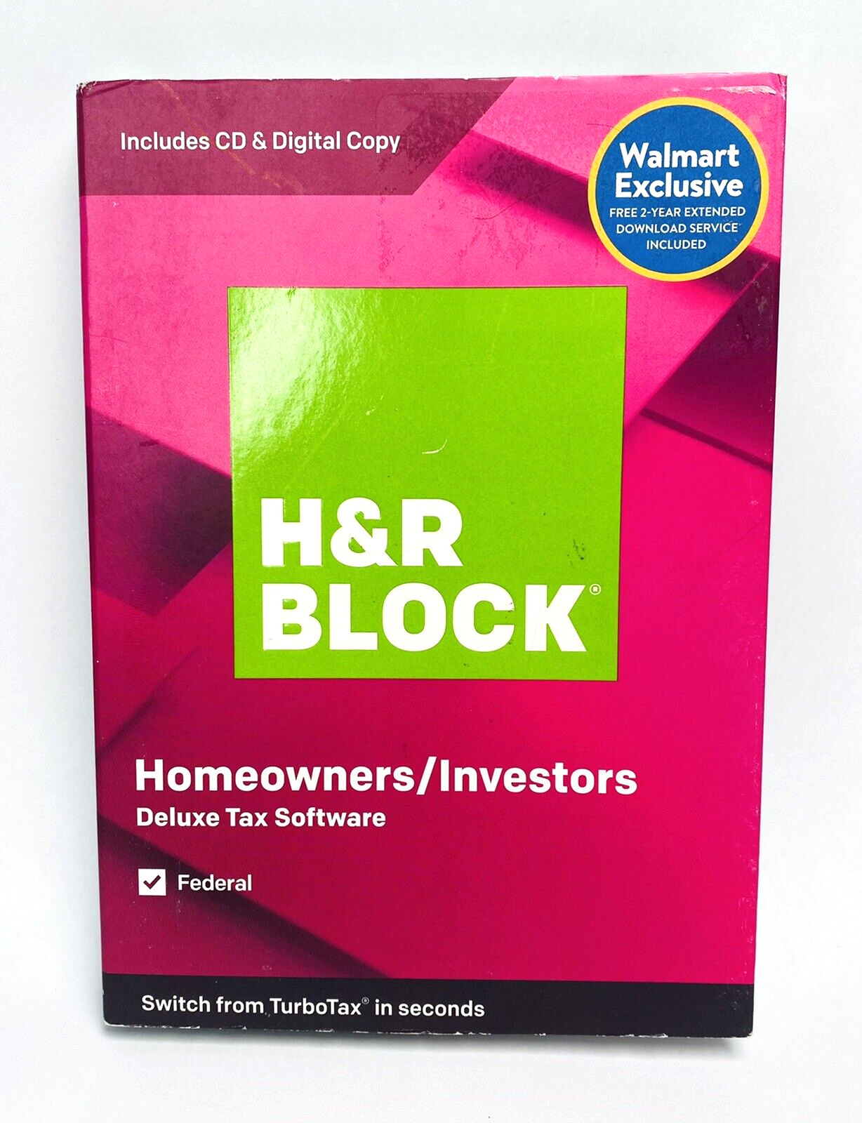 H&R BLOCK DELUXE TAX SOFTWARE 2019 HOMEOWNERS / INVESTORS