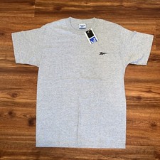 Image of Vintage NWT Reebok T-Shirt Gray Short Sleeve Crew Neck Mens Medium M