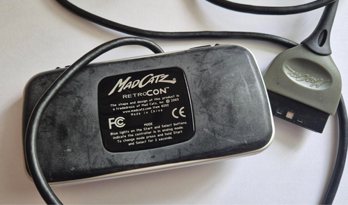 MadCatz Retrocon Controller Playstation 2 PS2 - Argento - Foto 2 di 2