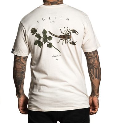 Sullen Clothing Simone Mariotti Scorpion Rose Tattooed Urban T Shirt SCM1925