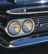 1X H4 EURO HEADLIGHT CHEVROLET EL CAMINO 59-70 IMPALA 58-76 K10 K20 PARKING LIGH