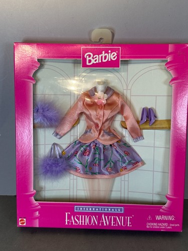 Barbie Doll 1996 Fashion Avenue "Internationale" Paris Spring Outfit NRFB