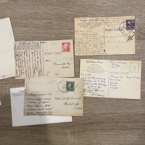 Vintage Lot Iowa Postkarten (7 Stück) - Bild 5 von 5
