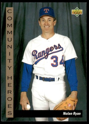 1993 Upper Deck Community Heroes #37 Nolan Ryan Texas Rangers