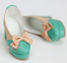 1/3SD BJD Shoes Dollfie Dream Spliced High Heels Thick Heel Bow Deco 3 Colors