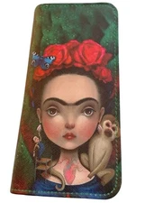 Frida Kahlo Wallet Brand New Purse Clutch Cartera De Frida Kahlo New