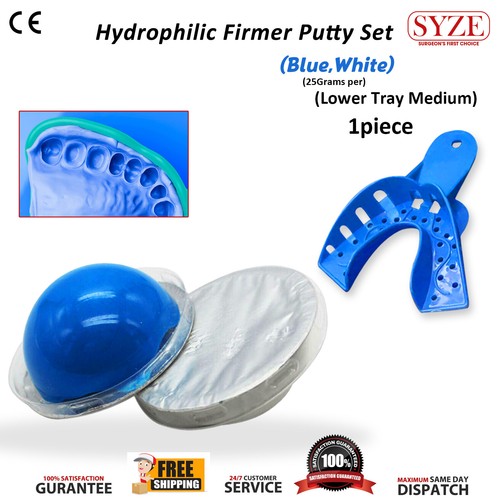 Material de impresión dental masilla hidrófila más firme + bandeja superior e inferior venta rápida - Imagen 25 de 34