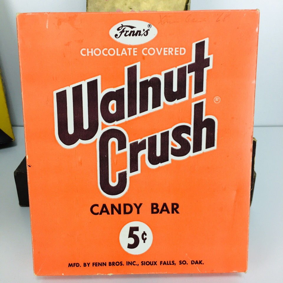 VTG Candy Bar Mars Royal Ann Fenns Pearson's Butter Brickle Walnut