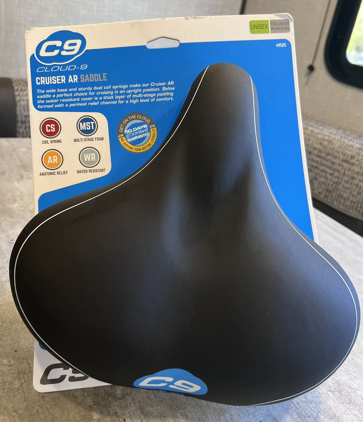 New C9 Bike Seat Cloud 9 Cruiser AR Saddle Bicycle Cycling Unisex