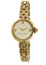 Marc Jacobs MJ3457 Courtney Gold Tone Stainless Steel Women's Watch Works