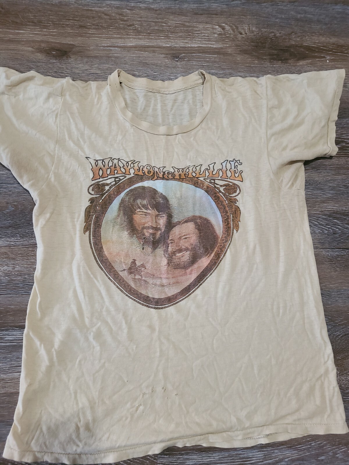 Rare Vintage 1978 WILLIE NELSON WAYLON JENNINGS Tee Shirt Size M/L | eBay