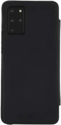 Case-Mate - LEATHER WALLET FOLIO - Case for Samsung Galaxy S20+ (Black Leather)