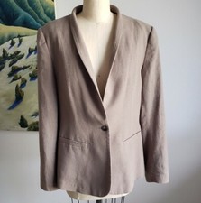 Pendleton Womens Linen Jacket Size 14 Blazer ...
