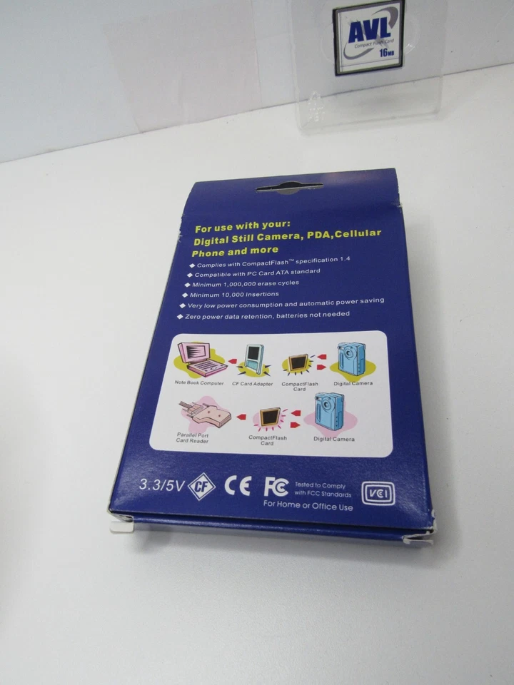 16MB AVL Compact Flash Card Memory card #UT - Image 2 of 4