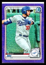 2020 Bowman Chrome #BCP-210 Keibert Ruiz Prospects Mojo Refractor Purple /250
