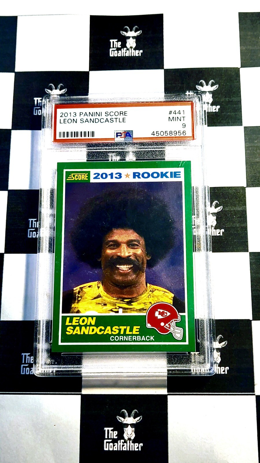 2013 Score #441 Leon Sandcastle AKA Deion Sanders KC PSA 9 💎 Rare Insert