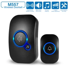 Wireless Doorbell, Plug and Play Waterproof Door Bell Kit 32 Musics for Home