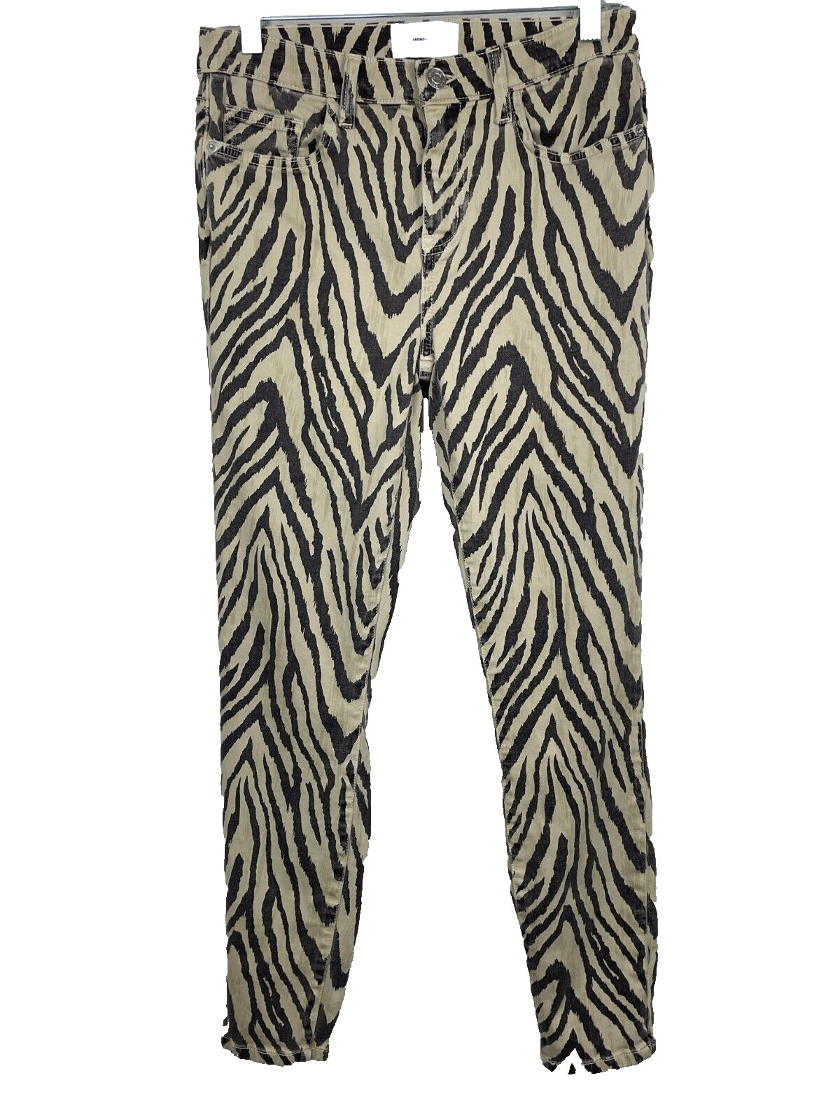 Current/Elliott The Stiletto Jeans Womens Size 27 Zebra Animal Print Pants