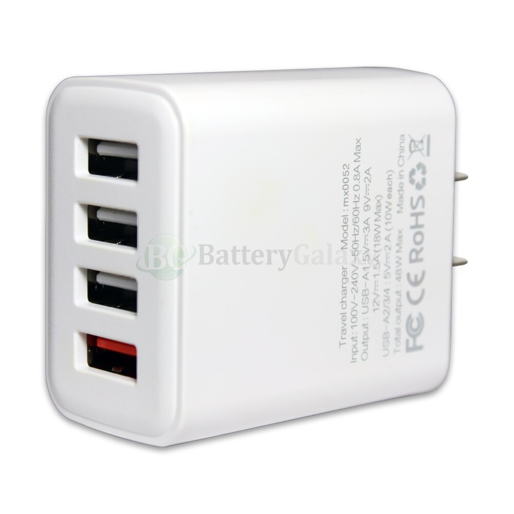 Estación De Carga USB, Cargador De Puerto Múltiple USB, Cargador De