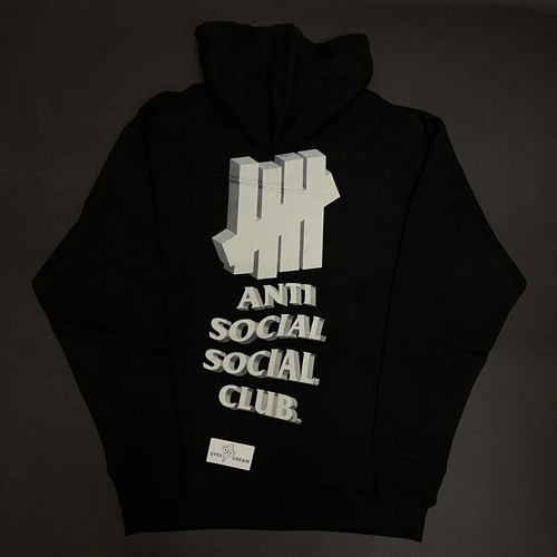 anti social social club x undefeated hoodie
