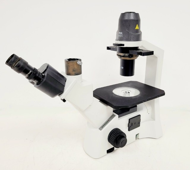 Motic AE21 Series Inverted Trinocular Microscope with 4 x Objectives Lab Motic AE21 Series Inverted Trinocular Microscope with 4 x Objectives Lab