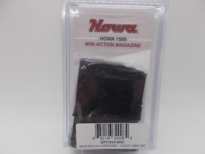 Howa HPTM15-0053 6.5 Grendel 7.62 x 39 5 Rounds Mini Action Magazine- Black