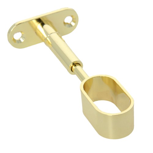 Kleiderschrankstange Rohrstütze Flanschhalter für Halterung 16 mm Stange verstellbar - Bild 2 von 17