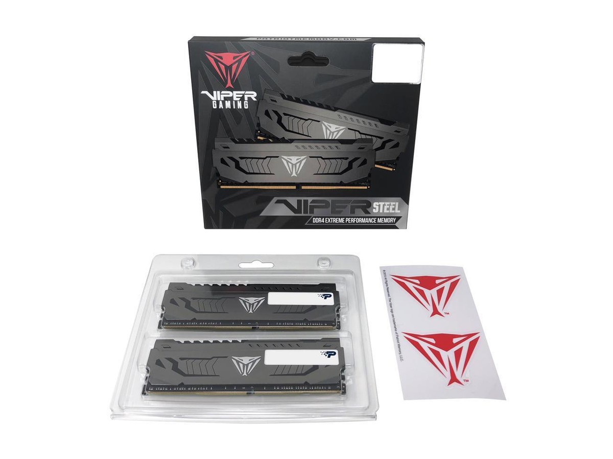 PATRIOT VIPER 64GB DDR4 3200MT/s 2枚 Patriot Viper Steel RGB DDR4 RAM 64GB (2X32GB) 3200MHz CL18