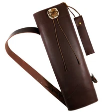 Serious Archery Hill Style Large Back Quiver Water Buffalo Leather LB-6130-2