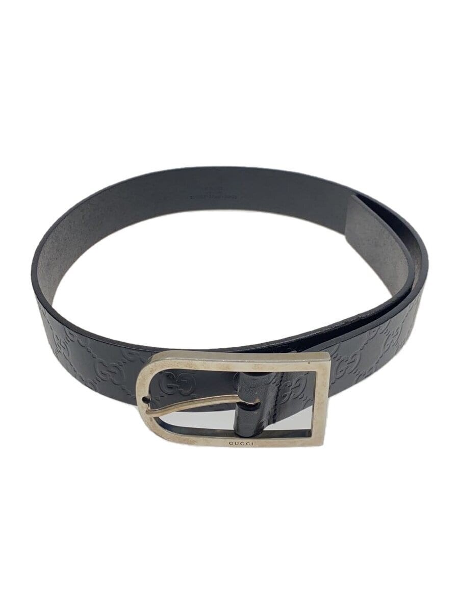 GUCCI Black Leather Belt for Women Size 80 32 Model 189807 1766